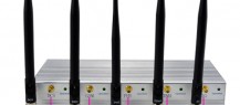 5 Antenna Cell Phone Jammer with Remote Control (3G,GSM,CDMA,DCS)