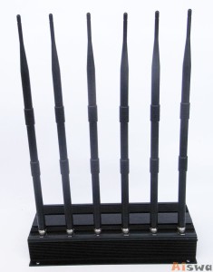 3G/4G High Power Cell phone Jammer with 6 Powerful Antenna ( 4G LTE + 4G Wimax)