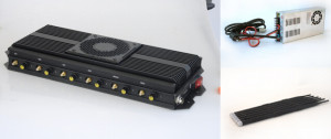 Adjustable 80W Up to 150 Meters Range High Power Cellphone Jammer & WiFi Jammer