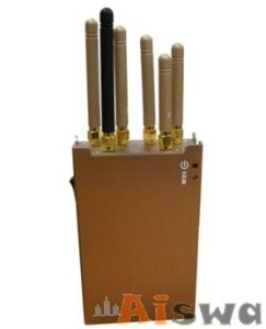 Portable Cell Phone 3G 4G WiFi Bluetooth and GPS Jammer
