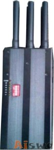 Portable selectable CellPhone 3G GPS and LoJack Jammer with High Capacity Battery