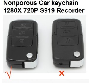Nonporous Car keychain