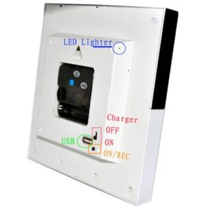 Wall clock hidden camera