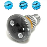 Bulb CCTV Security DVR Camera
