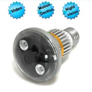 Bulb CCTV Security DVR Camera