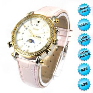 Lady's spy watch camera